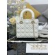 Super Clone Replica Bag Dior small Lady Dior My ABCDior with D.I.O.R lambskin pendant in white cannage Top Replica Bag Dior small Lady Dior My ABCDior with D.I.O.R lambskin pendant in white cannage