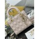 Super Clone Replica Dior small Lady Dior My ABCDior bag with D.I.O.R cannage lambskin charm, pink Top Replica Dior small Lady Dior My ABCDior bag with D.I.O.R cannage lambskin charm, pink