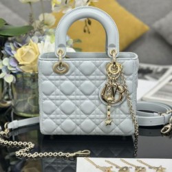 Super Clone Replica Dior small Lady Dior My ABCDior bag with D.I.O.R blue cannage lambskin charm Top Replica Dior small Lady Dior My ABCDior bag with D.I.O.R blue cannage lambskin charm