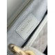 Super Clone Replica Dior small Lady Dior My ABCDior bag with D.I.O.R blue cannage lambskin charm Top Replica Dior small Lady Dior My ABCDior bag with D.I.O.R blue cannage lambskin charm