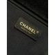 Top Replica Chanel 26c AS5886 quilted suede hobo bag in black