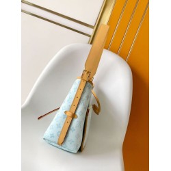 Super Clone Replica Louis Vuitton Carryall PM/MM Bag M27532 M27948 Other Blue Canvas Top Replica Louis Vuitton Carryall PM/MM Bag M27532 M27948 Other Blue Canvas