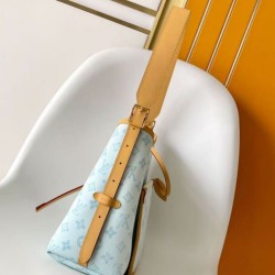 Super Clone Replica Louis Vuitton Carryall PM/MM Bag M27532 M27948 Other Blue Canvas Top Replica Louis Vuitton Carryall PM/MM Bag M27532 M27948 Other Blue Canvas