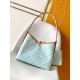 Super Clone Replica Louis Vuitton Carryall PM/MM Bag M27532 M27948 Other Blue Canvas Top Replica Louis Vuitton Carryall PM/MM Bag M27532 M27948 Other Blue Canvas