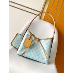 Top Replica Louis Vuitton Carryall PM/MM Bag M27532 M27948 Other Blue Canvas