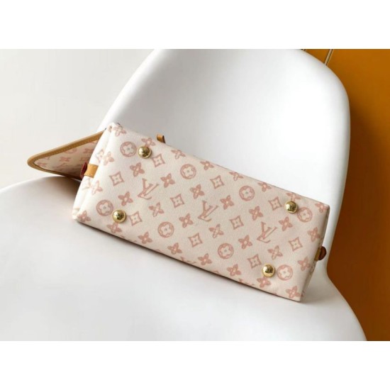 Super Clone Replica Louis Vuitton Carryall PM/MM Bag M27532 M27948 Other Light Yellow Canvas Top Replica Louis Vuitton Carryall PM/MM Bag M27532 M27948 Other Light Yellow Canvas
