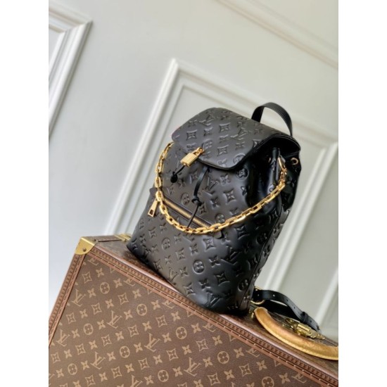 Super Clone Replica Louis Vuitton Coussin PM Backpack M25508 Black Top Replica Louis Vuitton Coussin PM Backpack M25508 Black