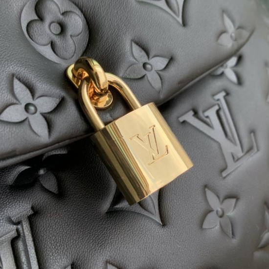 Super Clone Replica Louis Vuitton Coussin PM Backpack M25508 Black Top Replica Louis Vuitton Coussin PM Backpack M25508 Black