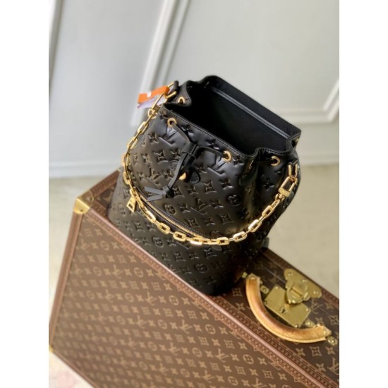 Super Clone Replica Louis Vuitton Coussin PM Backpack M25508 Black Top Replica Louis Vuitton Coussin PM Backpack M25508 Black