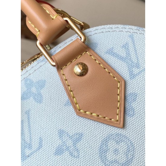 Super Clone Replica Louis Vuitton Alma BB Bag M27526 Monogram Origine Bleu Courrier Top Replica Louis Vuitton Alma BB Bag M27526 Monogram Origine Bleu Courrier