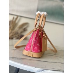 Super Clone Replica Louis Vuitton Alma BB Bag M28272 Monogram Origine Courrier Top Replica Louis Vuitton Alma BB Bag M28272 Monogram Origine Courrier