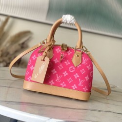 Top Replica Louis Vuitton Alma BB Bag M28272 Monogram Origine Courrier