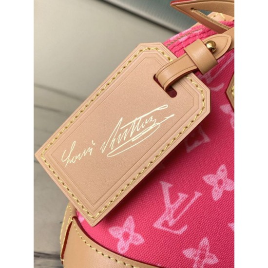 Super Clone Replica Louis Vuitton Alma BB Bag M28272 Monogram Origine Courrier Top Replica Louis Vuitton Alma BB Bag M28272 Monogram Origine Courrier