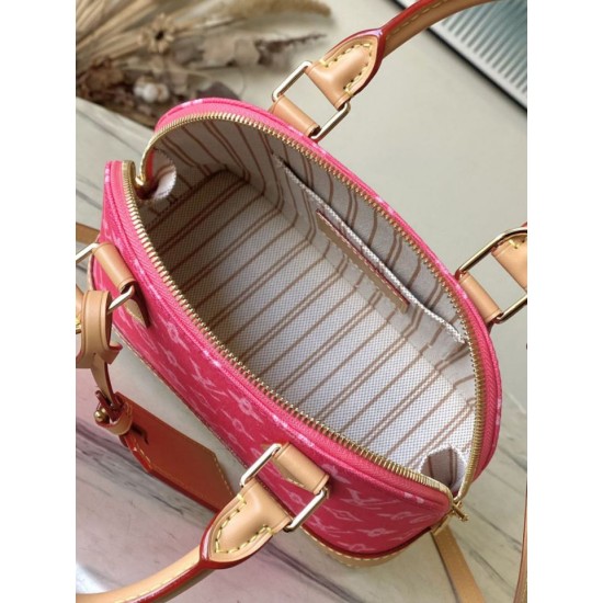 Super Clone Replica Louis Vuitton Alma BB Bag M28272 Monogram Origine Courrier Top Replica Louis Vuitton Alma BB Bag M28272 Monogram Origine Courrier