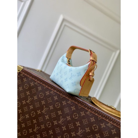Top Replica Louis Vuitton Hills Pochette Bag Blue