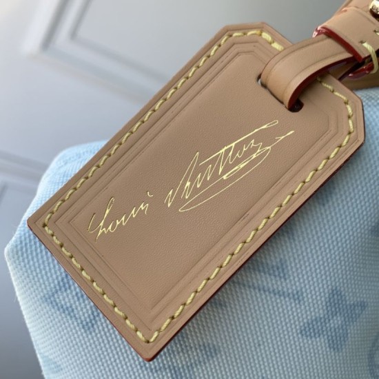 Top Replica Louis Vuitton Hills Pochette Bag Blue