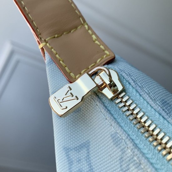 Top Replica Louis Vuitton Hills Pochette Bag Blue