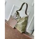 Super Clone Replica Louis Vuitton CarryAll Vibe MM Handbag M14268 Green Top Replica Louis Vuitton CarryAll Vibe MM Handbag M14268 Green