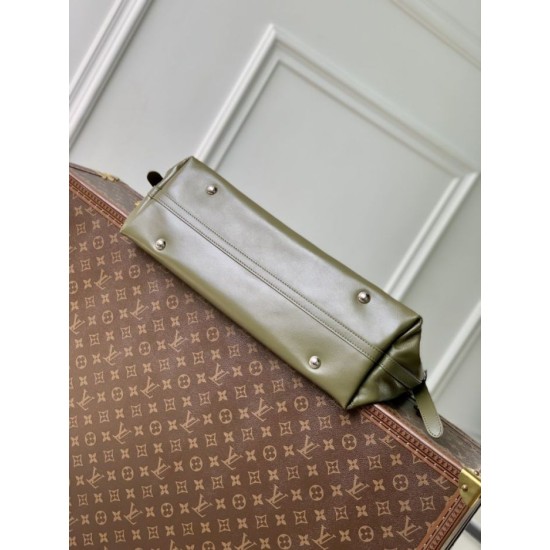 Super Clone Replica Louis Vuitton CarryAll Vibe MM Handbag M14268 Green Top Replica Louis Vuitton CarryAll Vibe MM Handbag M14268 Green