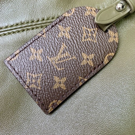 Super Clone Replica Louis Vuitton CarryAll Vibe MM Handbag M14268 Green Top Replica Louis Vuitton CarryAll Vibe MM Handbag M14268 Green