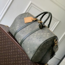 Top Replica Louis Vuitton Keepall Bandoulière 50 Travel Bag M26959 Green