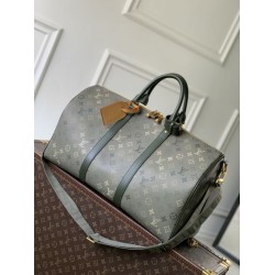 Top Replica Louis Vuitton Keepall Bandoulière 50 Travel Bag M26959 Green
