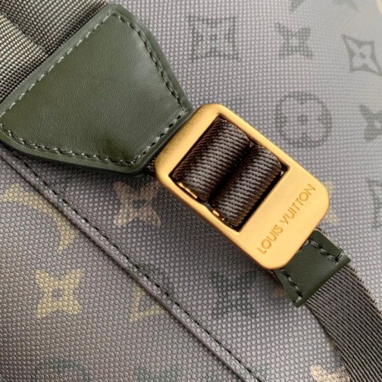 Super Clone Replica Louis Vuitton Christopher MM Backpack for Men M27080 Green Top Replica Louis Vuitton Christopher MM Backpack for Men M27080 Green