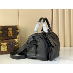 Super Clone Replica Louis Vuitton Speedy P9 Bandoulière 25 Black Top Replica Louis Vuitton Speedy P9 Bandoulière 25 Black