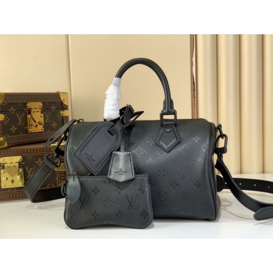 Top Replica Louis Vuitton Speedy P9 Bandoulière 25 Black