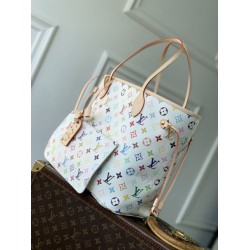 Super Clone Replica Louis Vuitton x Takashi Murakami Neverfull MM Tote Bag Top Replica Louis Vuitton x Takashi Murakami Neverfull MM Tote Bag