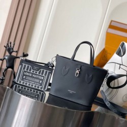 Top Replica Louis Vuitton Neverfull Bandoulière Inside Out BB M15210 Black
