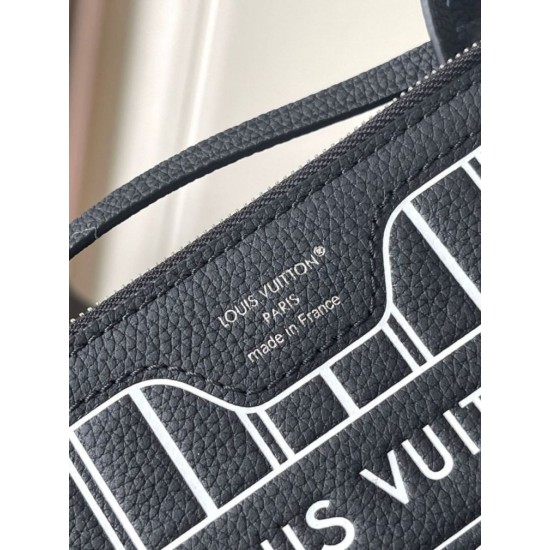 Super Clone Replica Louis Vuitton Neverfull Bandoulière Inside Out BB M15210 Black Top Replica Louis Vuitton Neverfull Bandoulière Inside Out BB M15210 Black