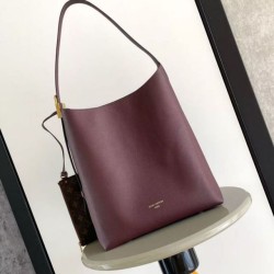 Top Replica Louis Vuitton Low Key Hobo MM Handbag M24856 M15209 Orange Suede