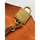Super Clone Replica Louis Vuitton Low Key Hobo MM Handbag M24856 M15209 Orange Suede Top Replica Louis Vuitton Low Key Hobo MM Handbag M24856 M15209 Orange Suede