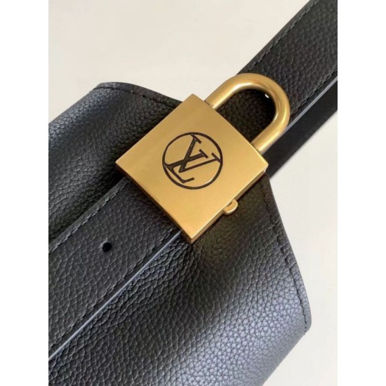 Top Replica Louis Vuitton Low Key Hobo MM Handbag M24856 M24974 Black