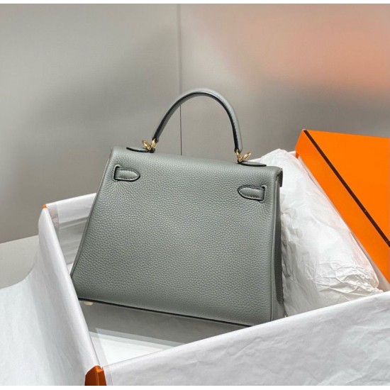 Super Clone Replica Hermes Sellier Kelly Bag 25cm Epsom Light Gray Top Replica Hermes Sellier Kelly Bag 25cm Epsom Light Gray