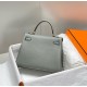 Super Clone Replica Hermes Sellier Kelly Bag 25cm Epsom Light Gray Top Replica Hermes Sellier Kelly Bag 25cm Epsom Light Gray