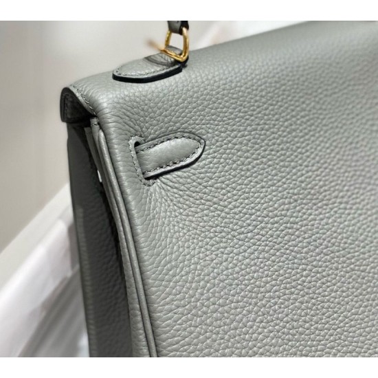 Super Clone Replica Hermes Sellier Kelly Bag 25cm Epsom Light Gray Top Replica Hermes Sellier Kelly Bag 25cm Epsom Light Gray