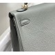 Super Clone Replica Hermes Sellier Kelly Bag 25cm Epsom Light Gray Top Replica Hermes Sellier Kelly Bag 25cm Epsom Light Gray