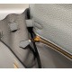 Super Clone Replica Hermes Sellier Kelly Bag 25cm Epsom Light Gray Top Replica Hermes Sellier Kelly Bag 25cm Epsom Light Gray