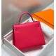 Super Clone Replica Hermes Sellier Kelly Bag 25cm Epsom Rose Red Top Replica Hermes Sellier Kelly Bag 25cm Epsom Rose Red