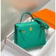 Super Clone Replica Hermes Sellier Kelly Bag 25/28cm Epsom Jade Green Top Replica Hermes Sellier Kelly Bag 25/28cm Epsom Jade Green