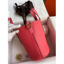 Top Replica Hermes In The Loop 18 tote bag in pink Clemence