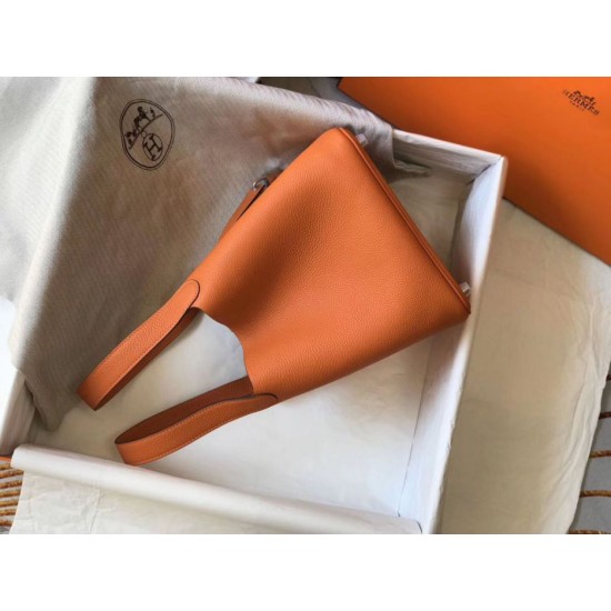 Super Clone Replica Hermes Picotin Lock 18/22 Tote Bag in Orange Clemence Top Replica Hermes Picotin Lock 18/22 Tote Bag in Orange Clemence