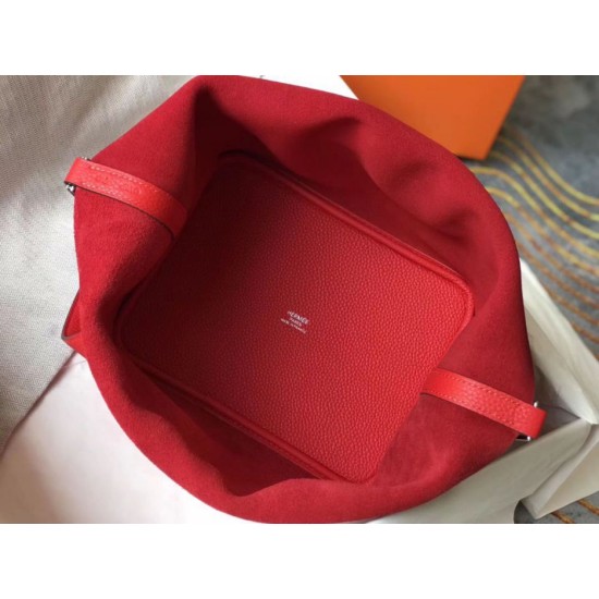 Super Clone Replica Hermes Picotin Lock Tote Bag 18/22 Red Clemence Top Replica Hermes Picotin Lock Tote Bag 18/22 Red Clemence