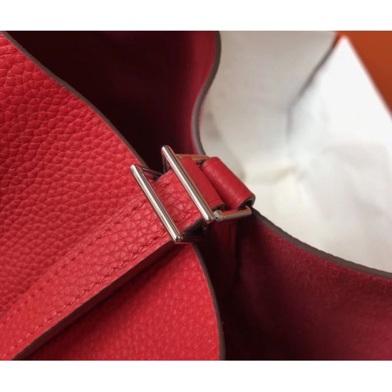Super Clone Replica Hermes Picotin Lock Tote Bag 18/22 Red Clemence Top Replica Hermes Picotin Lock Tote Bag 18/22 Red Clemence