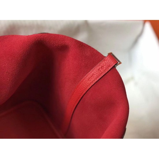 Super Clone Replica Hermes Picotin Lock Tote Bag 18/22 Red Clemence Top Replica Hermes Picotin Lock Tote Bag 18/22 Red Clemence