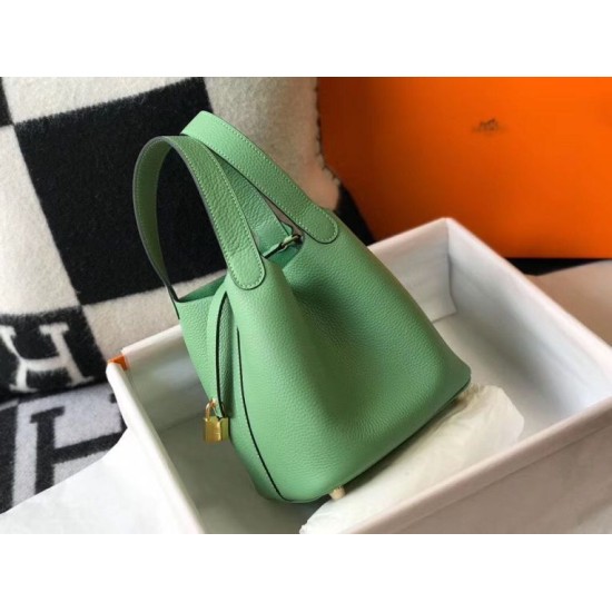 Super Clone Replica Hermes Picotin Lock Tote Bag 18/22 Green Clemence Top Replica Hermes Picotin Lock Tote Bag 18/22 Green Clemence