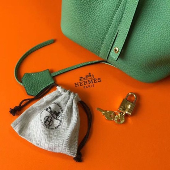 Super Clone Replica Hermes Picotin Lock Tote Bag 18/22 Green Clemence Top Replica Hermes Picotin Lock Tote Bag 18/22 Green Clemence