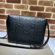 Replica Gucci Jumbo GG medium Men messenger bag 760234 Black